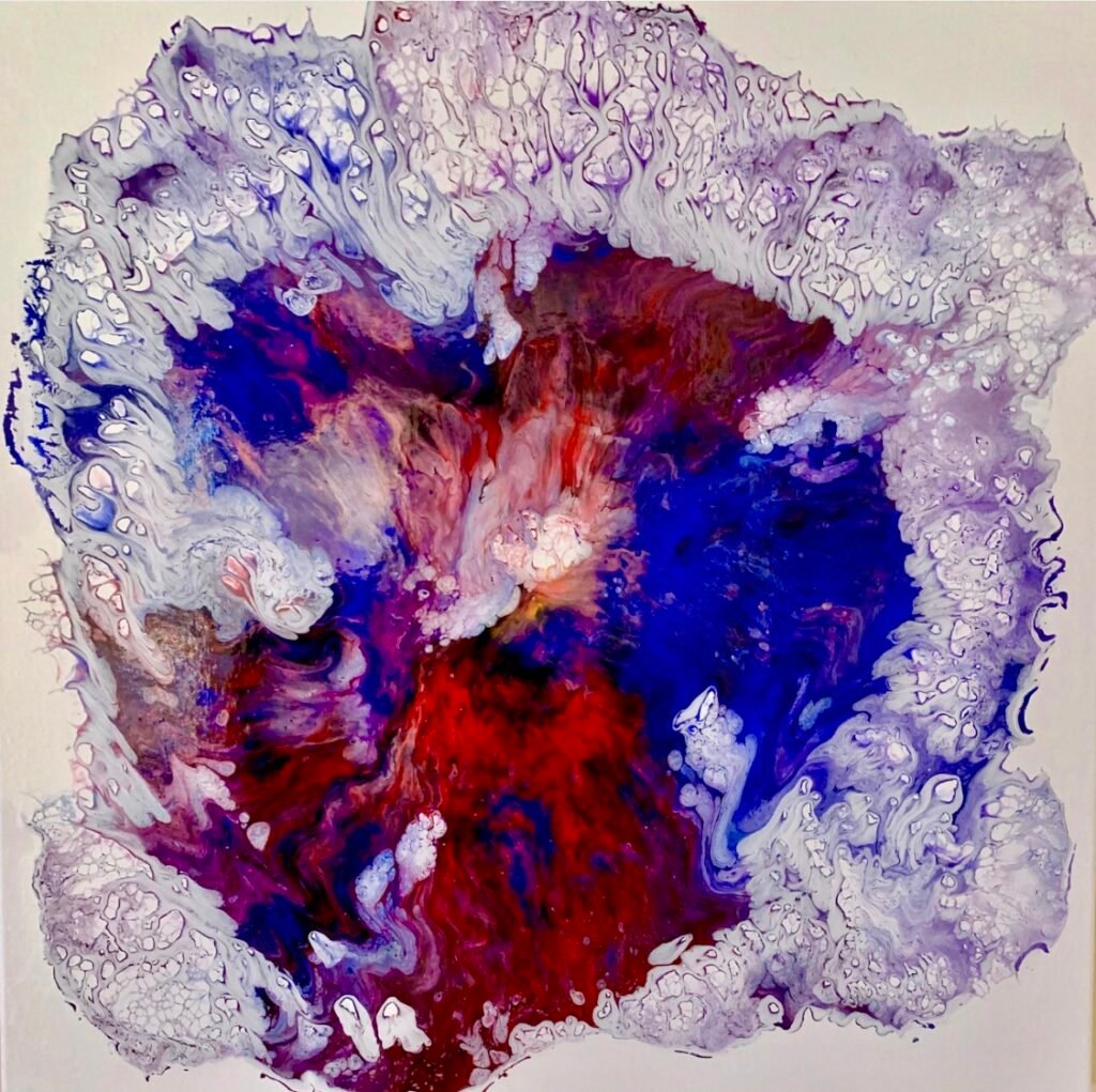 Artwork by artist Julie Fitzpatrick, exhibited at Domio Gallery.