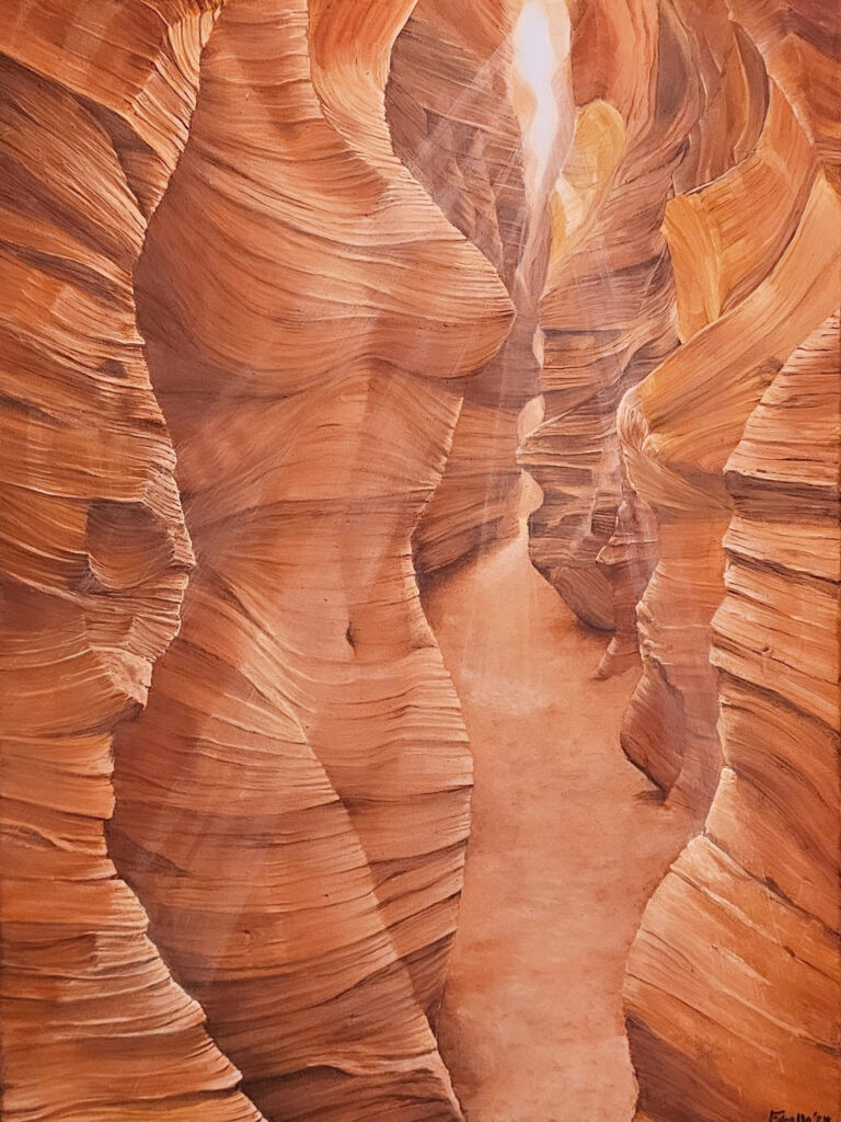Artwork by artist Estella Veldmeijer, exhibited at Domio Gallery.