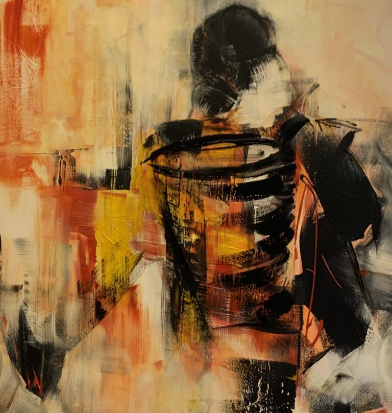 Artwork by artist Maja Botzum, exhibited at Domio Gallery.