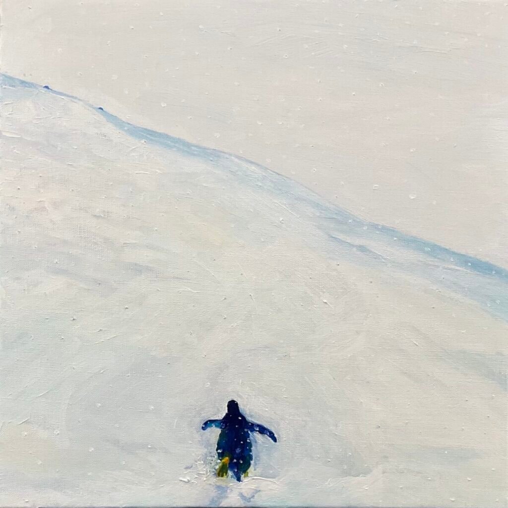 Artwork by artist Yasue Kobe (YAYA), exhibited at Domio Gallery.