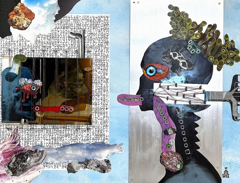 The Conversation of Erios and Charmion, 2025. by Lucas Goubert, exhibited at Domio Gallery.