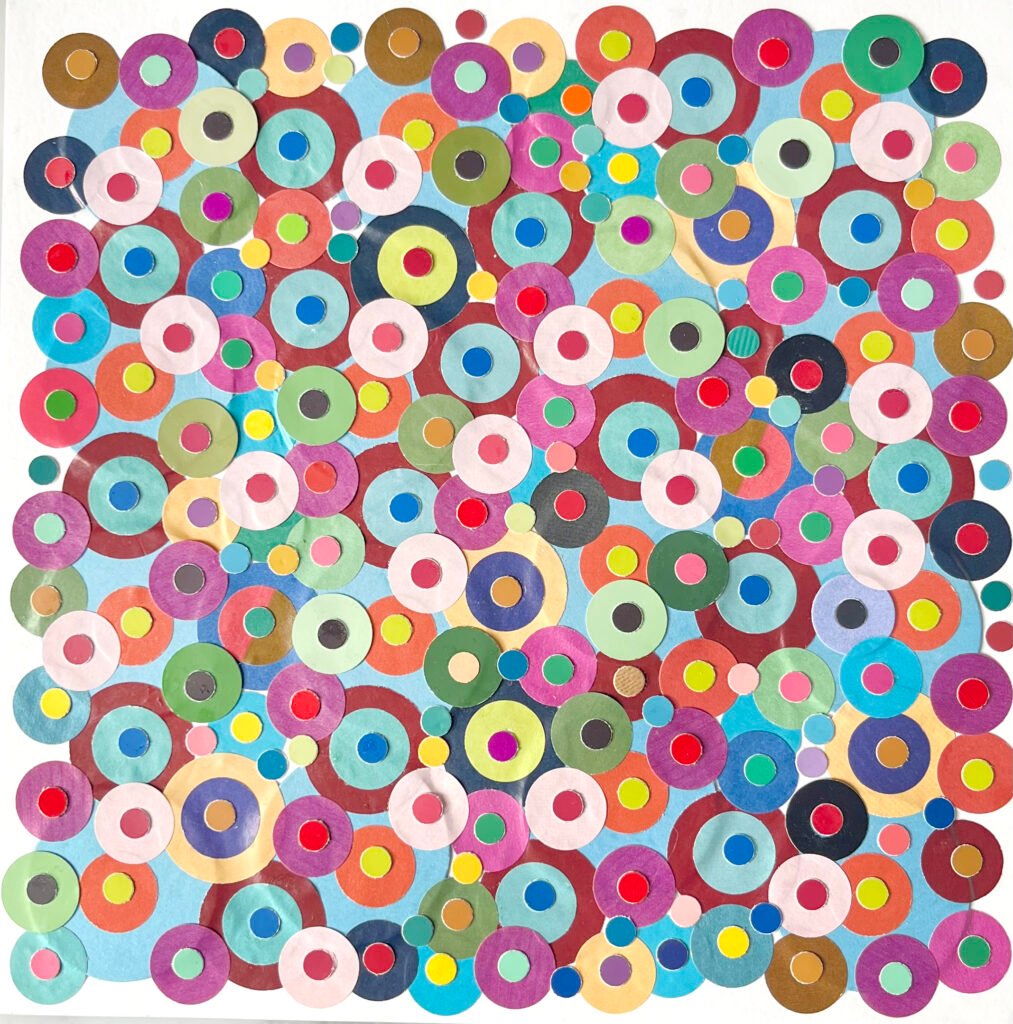Circles of Life #5, 2024. by Deborah Saks, exhibited at Domio Gallery.