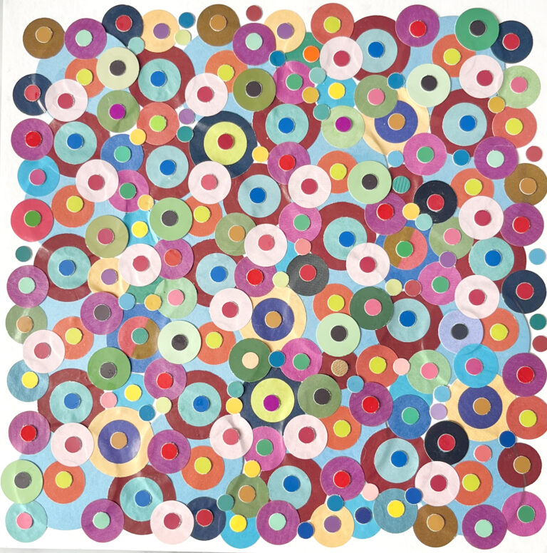 Circles of Life #5, 2024. by Deborah Saks, exhibited at Domio Gallery.