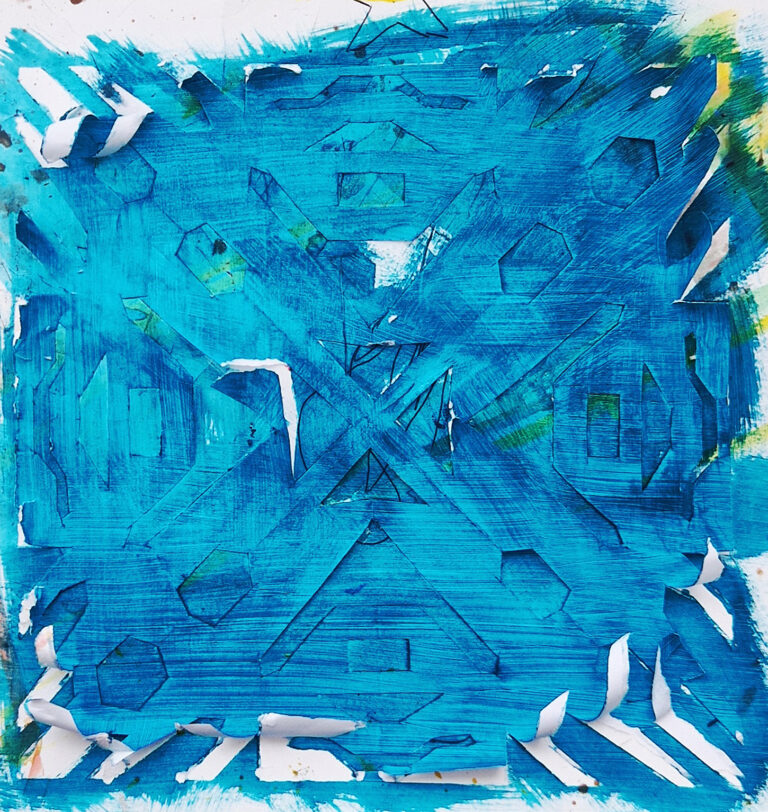 Shape of Rain, 2025. by Ellie Goodliffe, exhibited at Domio Gallery.