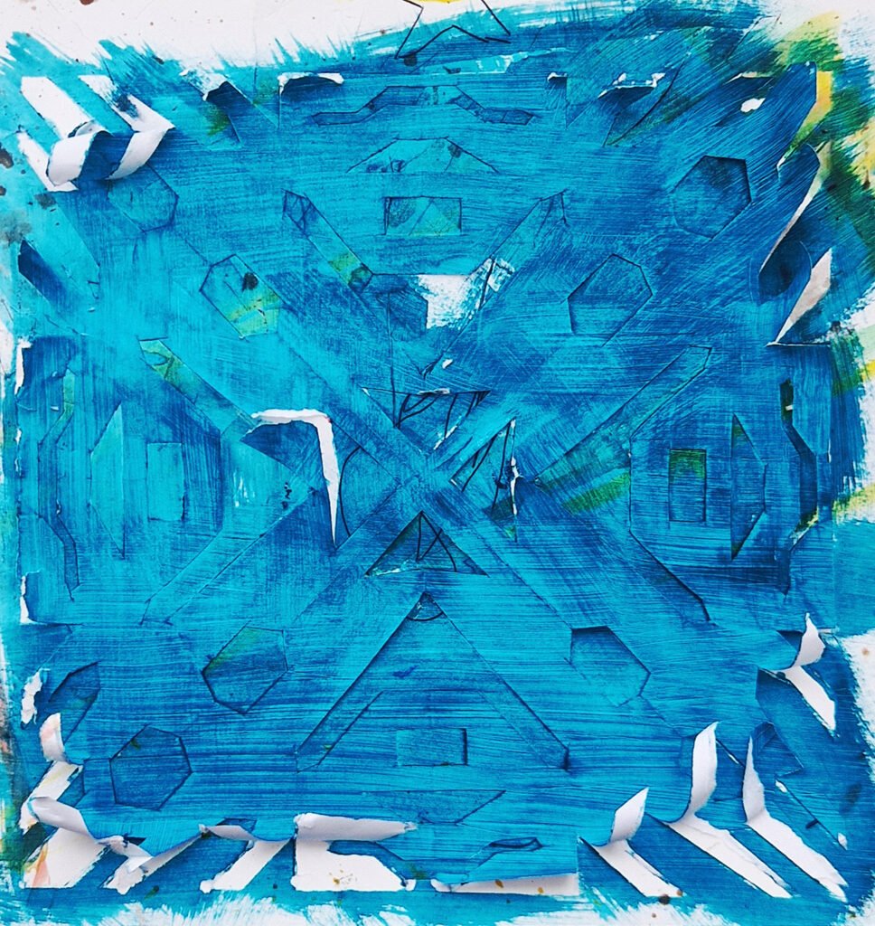 Shape of Rain, 2025. by Ellie Goodliffe, exhibited at Domio Gallery.