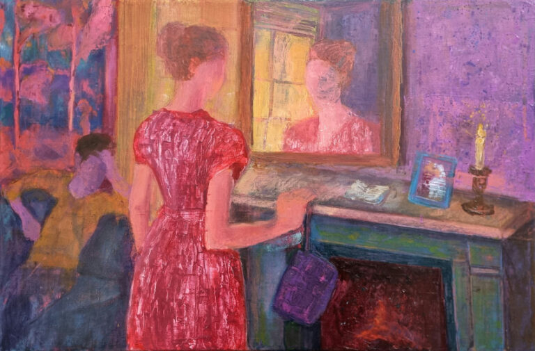 Mirror's Silence, 2025. by Hadis Farahani, exhibited at Domio Gallery.