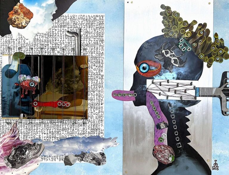 The Conversation of Erios and Charmion, 2025. by Lucas Goubert, exhibited at Domio Gallery.