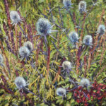Thistles I, 2020. by Sonia C. Zaez, exhibited at Domio Gallery.