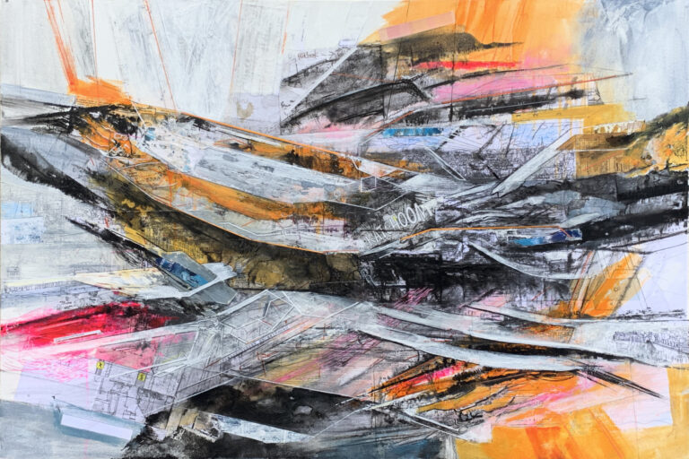 Maximum Flux. 2024. by Brett Nickell, exhibited at Domio Gallery.