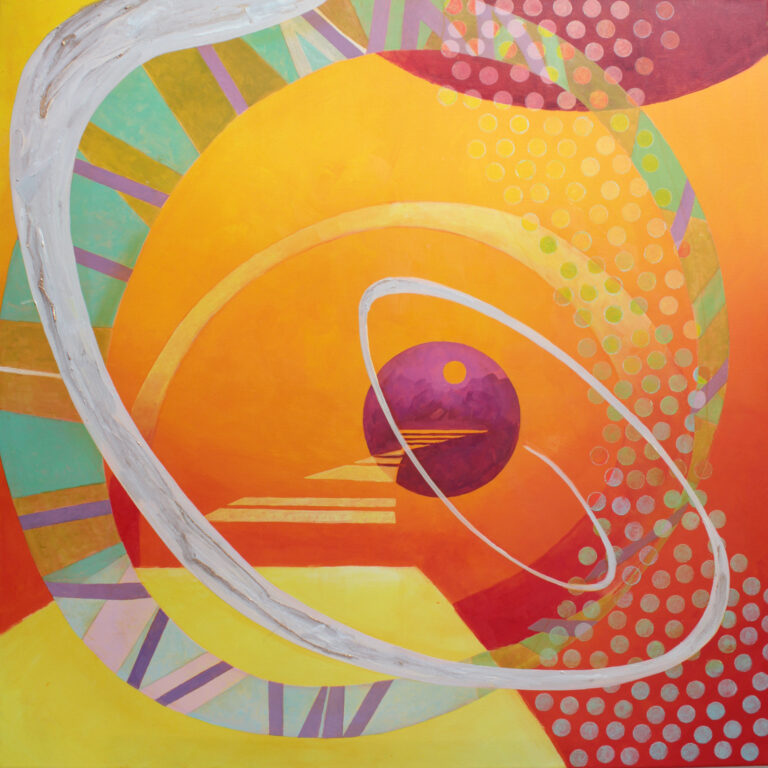 Les Cercles du Temps. 2025. by Jean-Marie Renault, exhibited at Domio Gallery.