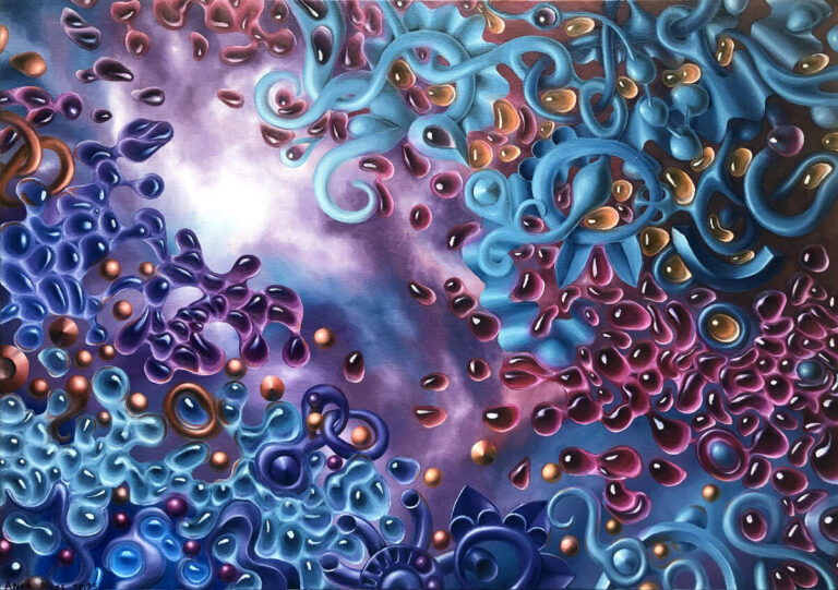 The Way Through Chaos, 2025. by Anna Pikos, exhibited at Domio Gallery.