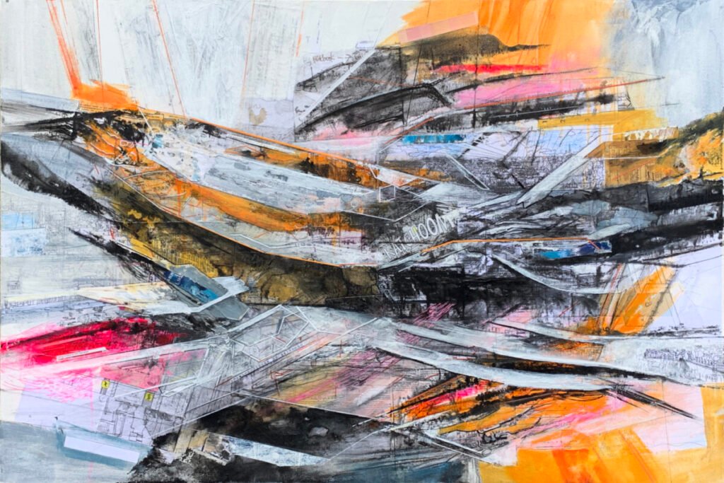 Maximum Flux. 2024. by Brett Nickell, exhibited at Domio Gallery.