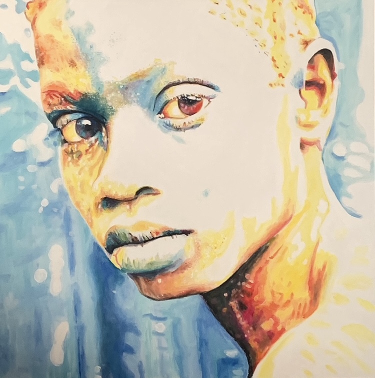 Lost in Blu, 2025. by Alexandra Schaffer, exhibited at Domio Gallery.