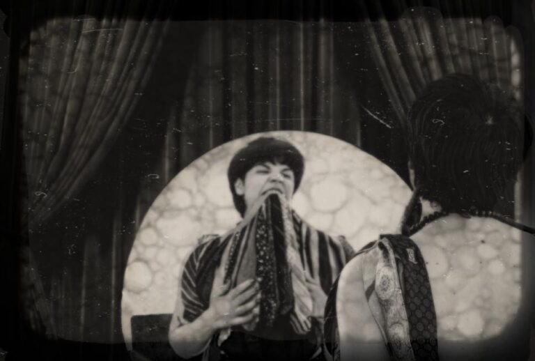 How To Eat A Patriarch, 2025. by Amina Verdutti, exhibited at Domio Gallery.