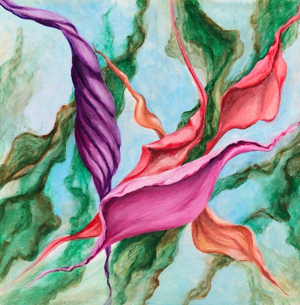Floral Forms, 2025. by Gisela Pletschen, exhibited at Domio Gallery.
