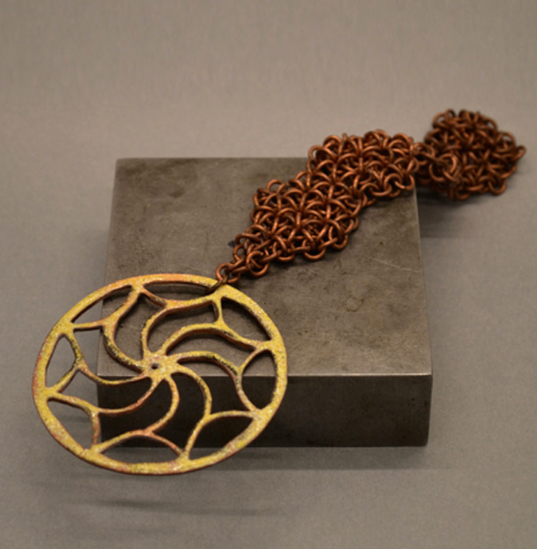 Medal of Trauma, 2021. by Annabel Young, exhibited at Domio Gallery.