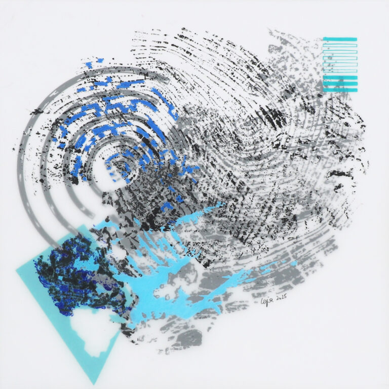 scheibchenweise 04, 2025. by Lothar Janssen, exhibited at Domio Gallery.