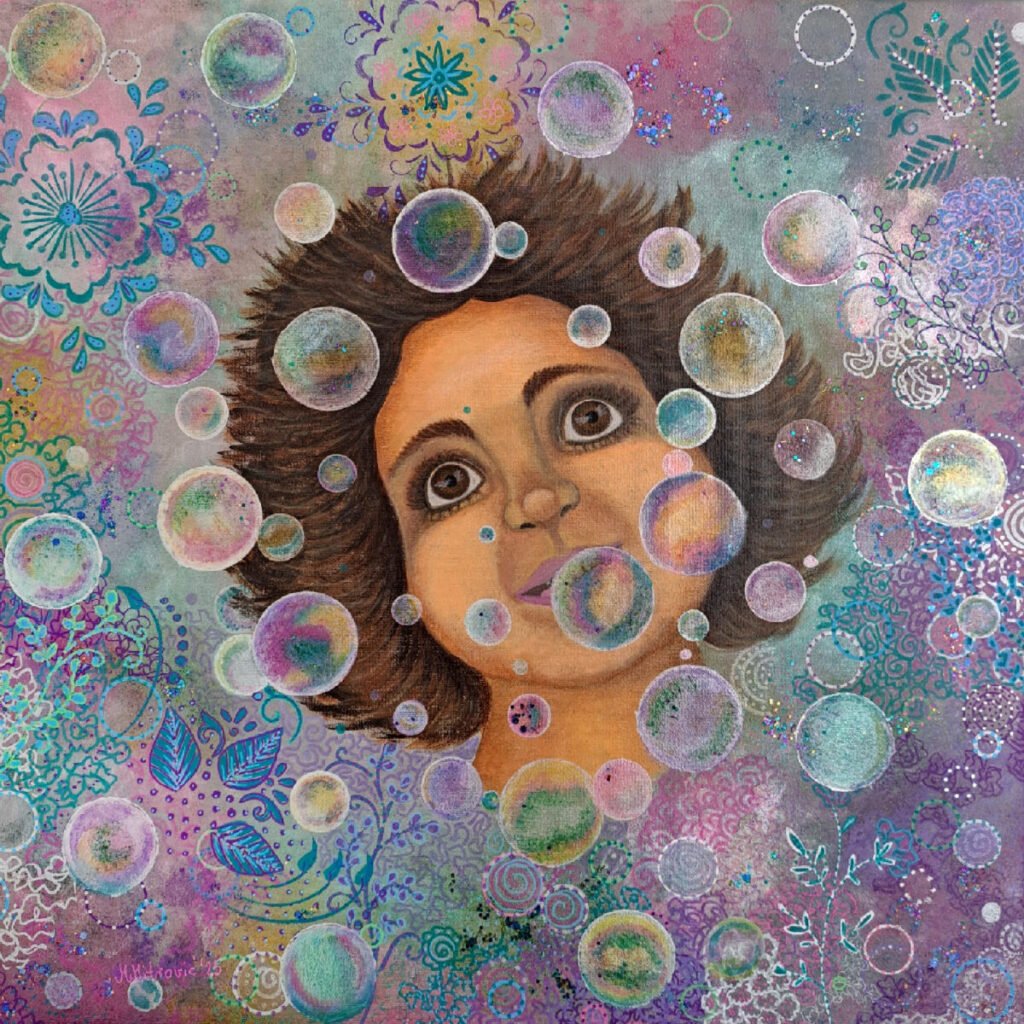 Future?, 2025. by Mirjana Mitrović, exhibited at Domio Gallery.