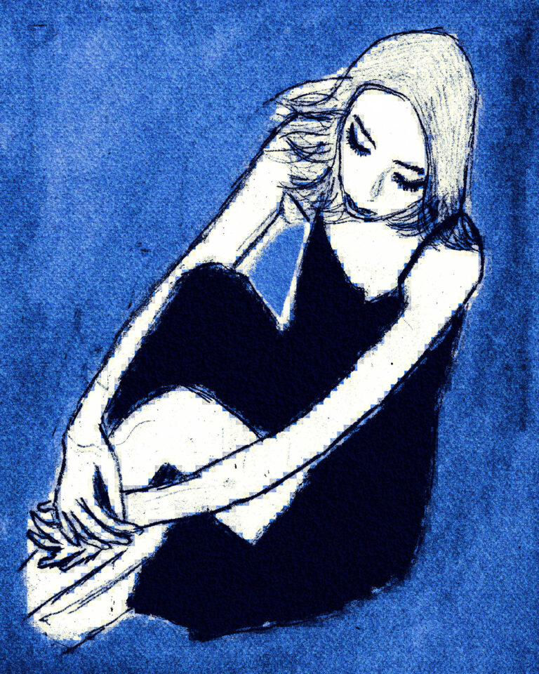 Loner, 2021. by Princess Carmela Salvaña Tăut, exhibited at Domio Gallery.