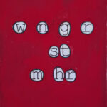 The Omission of the Vowels 2, 2023. by Markus Kohn, exhibited at Domio Gallery.