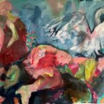 Between Flesh and Flight, 2025. by Yasemin Skrezka, exhibited at Domio Gallery.