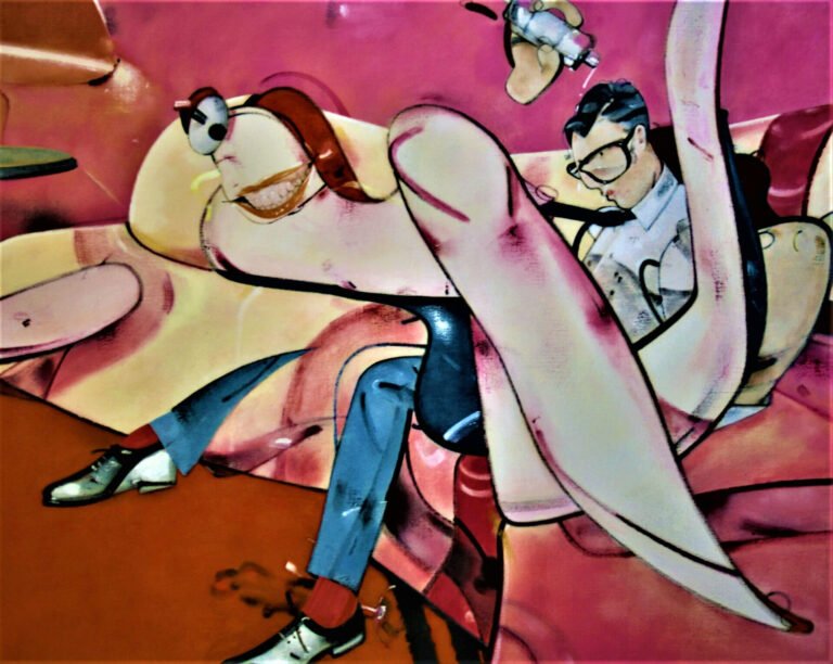 Mr and Mrs Milk-Baptism, 2014. by Tim Clarke, exhibited at Domio Gallery.