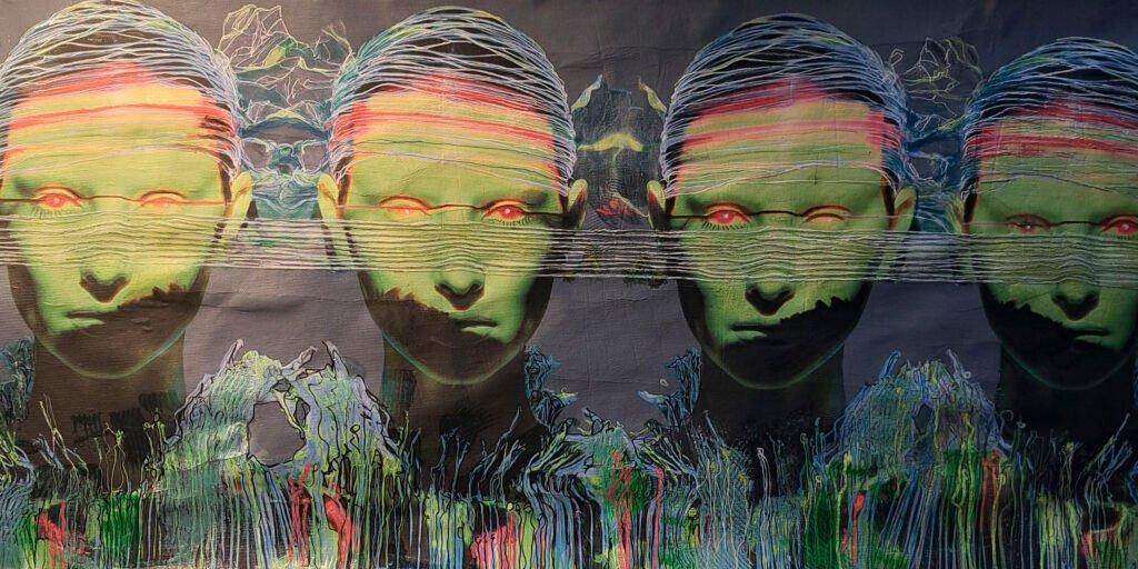 Wer bin ich?, 2025. by Reinhard Riedel, exhibited at Domio Gallery.