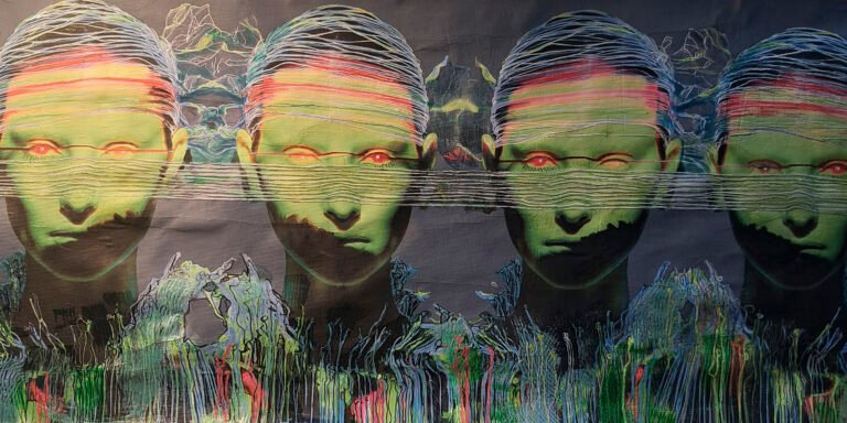 Wer bin ich?, 2025. by Reinhard Riedel, exhibited at Domio Gallery.