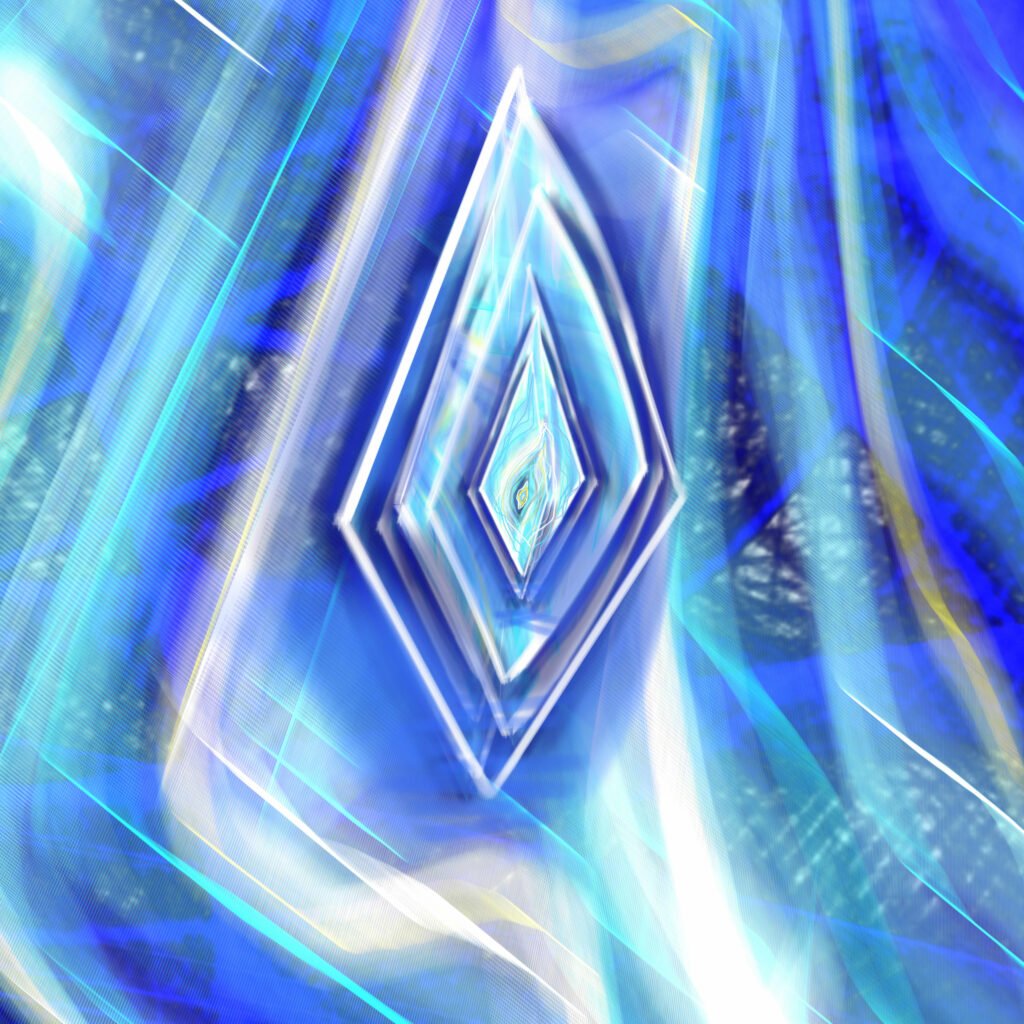 Crystal Threshold, 2025. by Marcella Cacucciolo (EllaMarc Lab), exhibited at Domio Gallery.