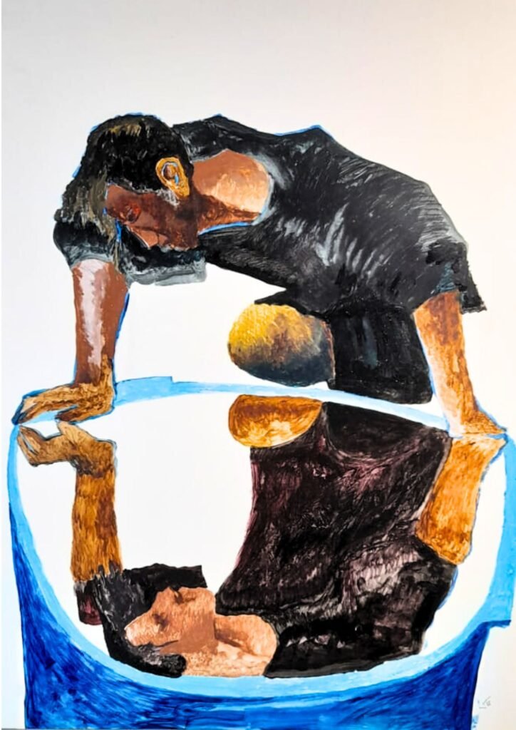 Narciso Caribeño, 2015. by Raily Yance, exhibited at Domio Gallery.