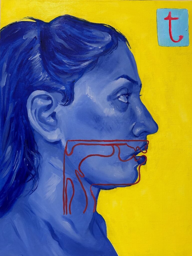 You Speak So Well, 2025. by Renoshni Nazareth, exhibited at Domio Gallery.
