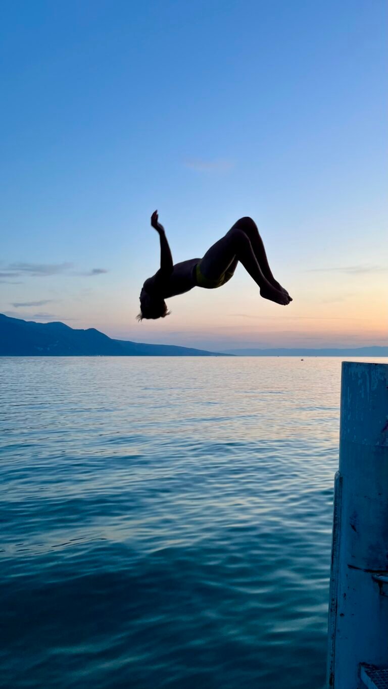 The Dive, 2024. by Brigitte B Burckhardt, exhibited at Domio Gallery.