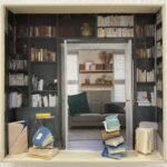 For Booklovers Only I, 2025. by Sabine Thornau, exhibited at Domio Gallery.