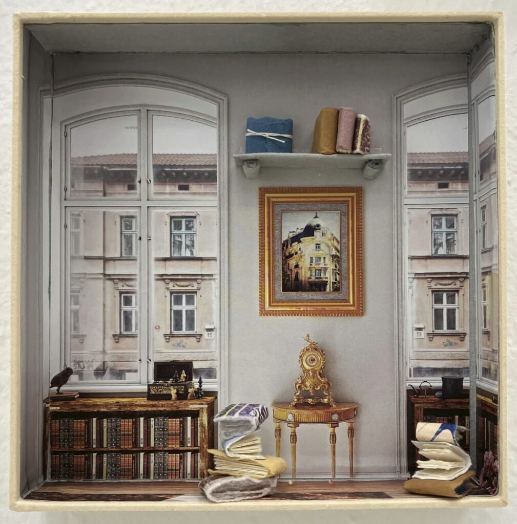 For Booklovers Only II, 2025. by Sabine Thornau, exhibited at Domio Gallery.