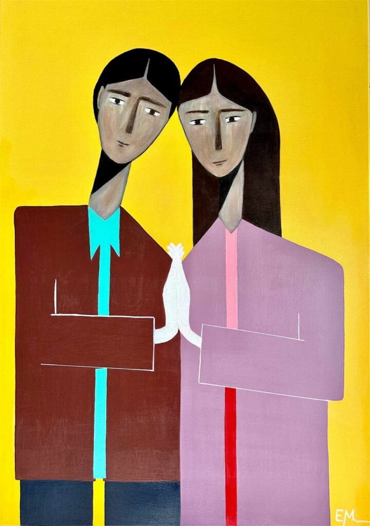 I Am Always With You, 2025. by Elena Manolkova, exhibited at Domio Gallery.