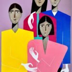 Together We Can Do Anything, 2025. by Elena Manolkova, exhibited at Domio Gallery.