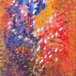 Where Fire Finds Peace, 2025. by Candise Wai, exhibited at Domio Gallery.