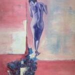 A Blue-Rosy Hue, 2024. by Florence Keefe, exhibited at Domio Gallery.