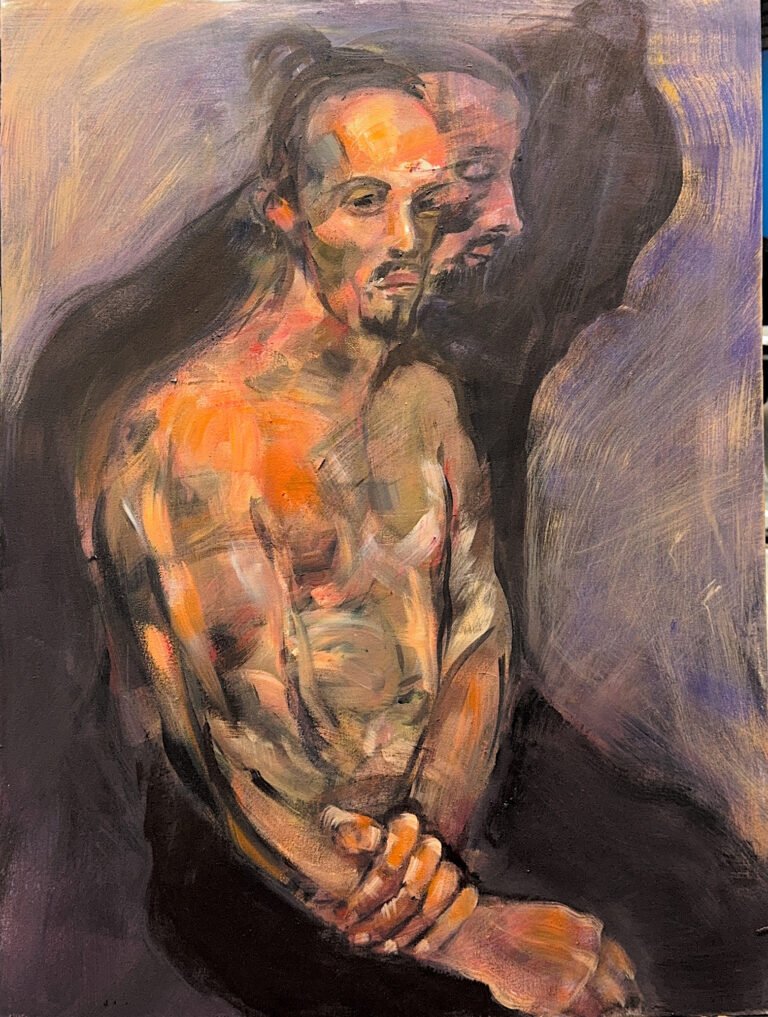 Divided presence, 2024. by Minoo Hassani Sadi, exhibited at Domio Gallery.