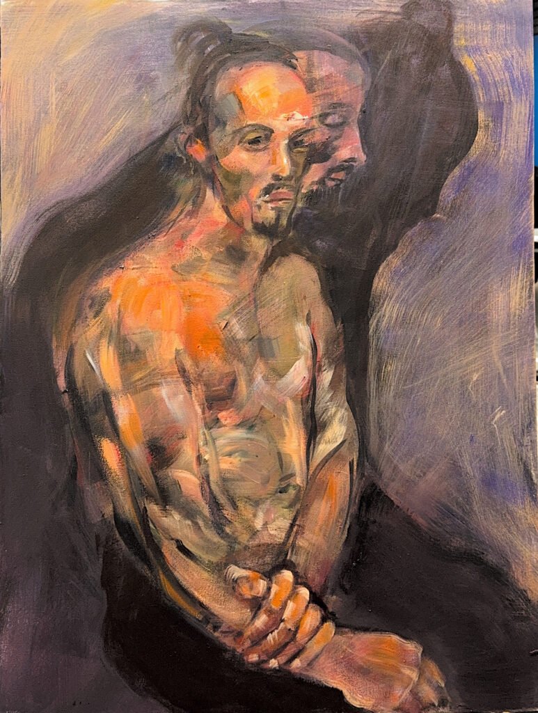 Divided presence, 2024. by Minoo Hassani Sadi, exhibited at Domio Gallery.