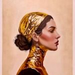 Golden era, 2026. by Ramsha, exhibited at Domio Gallery.
