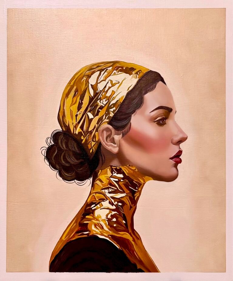Golden era, 2026. by Ramsha, exhibited at Domio Gallery.