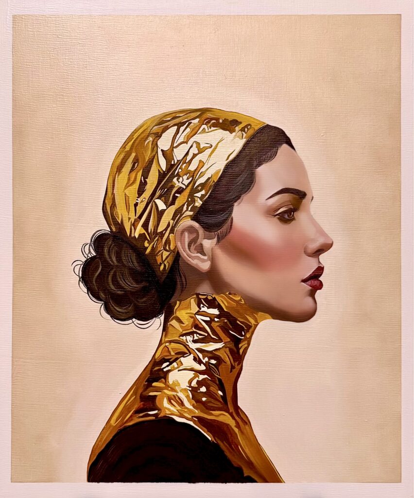 Golden era, 2026. by Ramsha, exhibited at Domio Gallery.