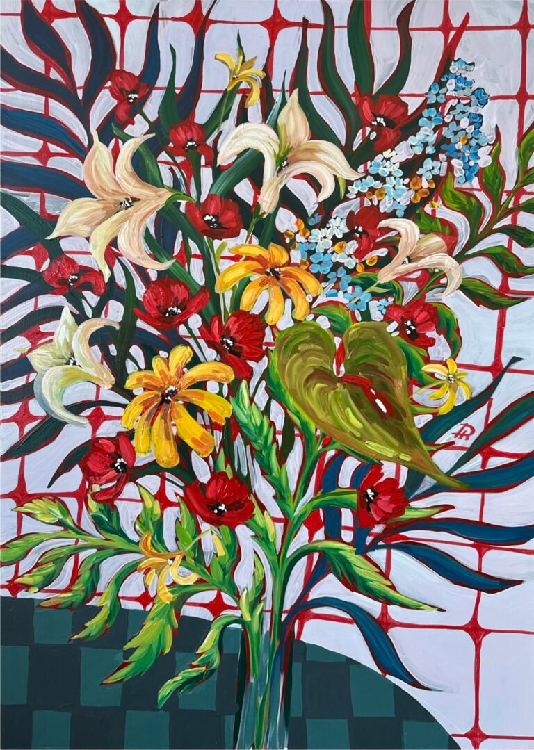 School Bouquet, 2025. by Darina Komorowski, exhibited at Domio Gallery.