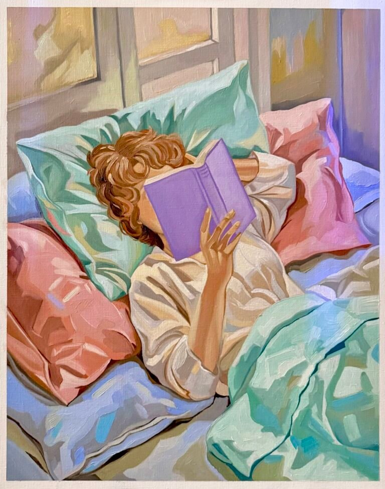 Where the Mind Rests, 2025. by Ramsha, exhibited at Domio Gallery.