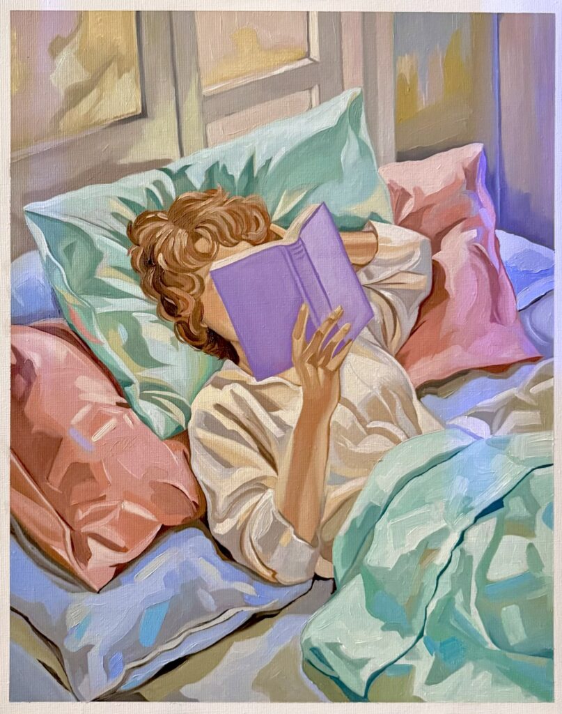 Where the Mind Rests, 2025. by Ramsha, exhibited at Domio Gallery.