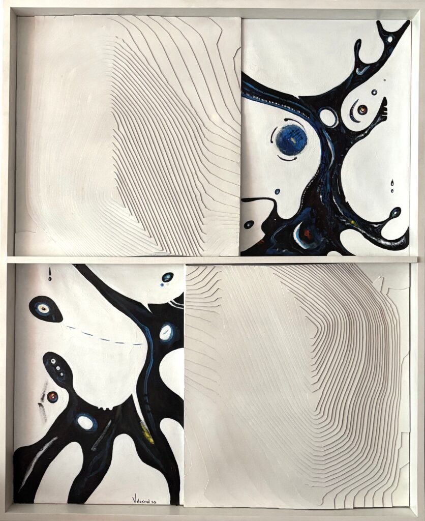 Interdimensional Connection, 2023. by Martín Valcárcel, exhibited at Domio Gallery.