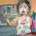 The Young Artist, 2025. by D’ela, exhibited at Domio Gallery.