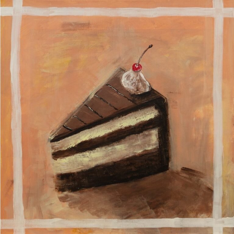 Cake, 2025. by Lucie Blažek Lexová, exhibited at Domio Gallery.