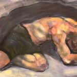 Surrender, 2024. by Minoo Hassani Sadi, exhibited at Domio Gallery.